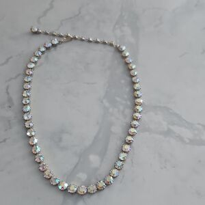 Dazzling Sherman Aurora Borealis Crystal Choker